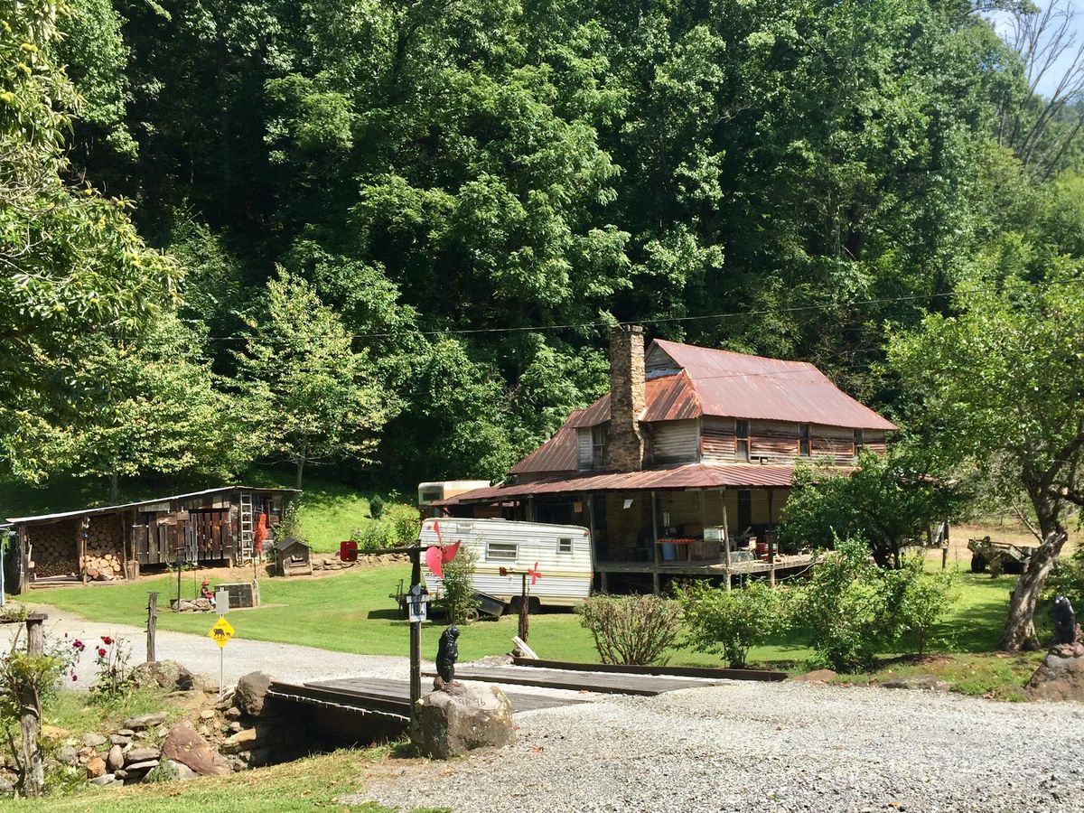 Old farmhouse in the hills