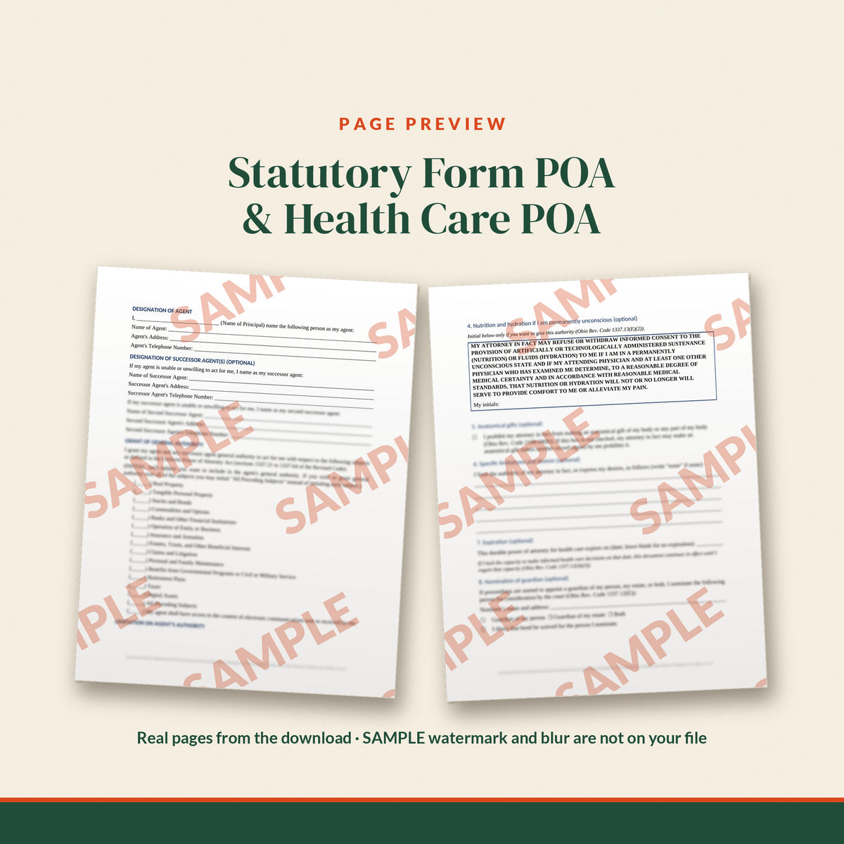 Ohio Essential Estate Documents Kit, document preview, page 1