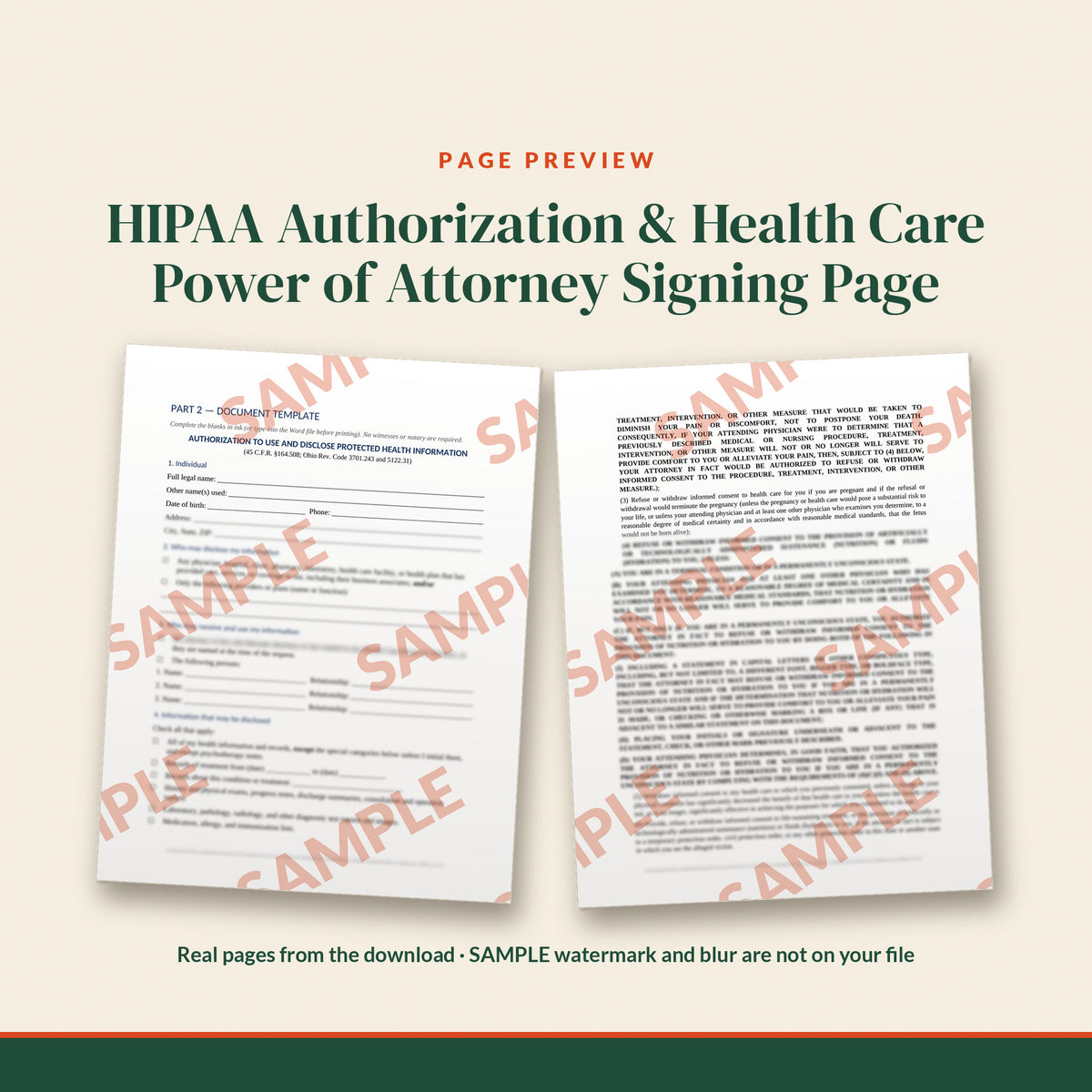 Ohio Healthcare Documents Trio, document preview, page 2